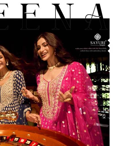 SUREENA BY SAYURI DESIGNER GEROGETTE LEHENGA CHOLI  WHOLESALER IN INDIA